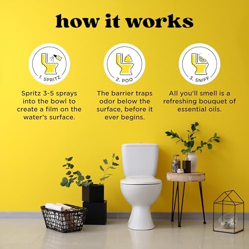 Poo-Pourri Before-You-Go Toilet Spray, Original Citrus, 8 Fl Oz - Lemon, Bergamot and Lemongrass