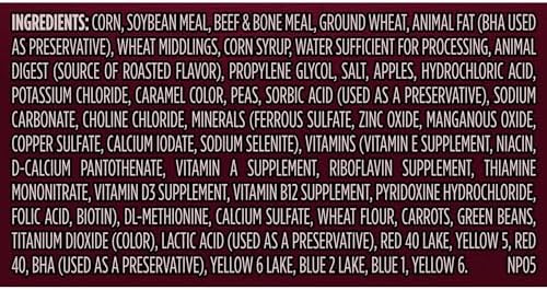 Kibbles 'n Bits Bistro Dry Dog Food, Oven Roasted Beef, Spring Vegetable & Apple Flavors for Adult Dogs, 45 lb. Bag