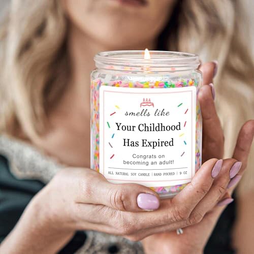 Homsolver 16th 17 18th Birthday Gifts for Girls, Birthday Gifts for 16 17 18 Year Old Girls, High School Graduation Gift for Teens Girls 16-18, (Vanilla Birthday Cake Scent with Sprinkles)