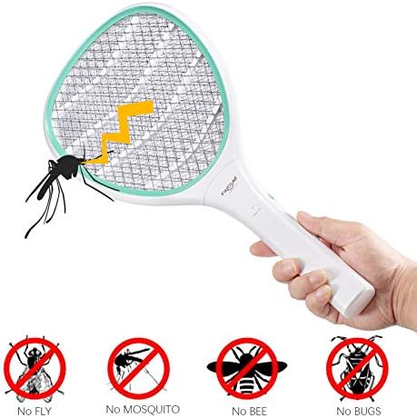 Faicuk Handheld Bug Zapper Racket Electric Fly Swatter
