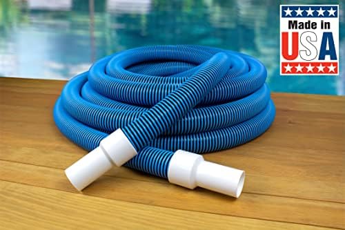 Poolmaster 33440 Heavy Duty In-Ground Pool Vacuum Hose With Swivel Cuff, 1-1/2-Inch by 40-Feet,Neutral