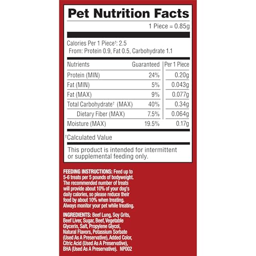 Pup-Peroni Training Dog Treats, Original Beef Flavor, 5.6 Ounce (Pack of 8), Made with Real Beef, Bite Size Rewards