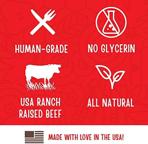 Full Moon All Natural Human Grade Dog Treats, Essential Beef Savory Sticks, 22 Ounce, 1.375 Pound (Pack of 1)