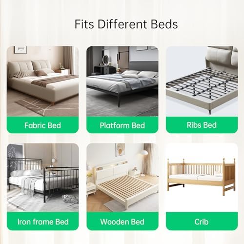 Folding Bed Rail for Toddlers,Baby Bed Rail Guard with Reinforced Anchor Safety System,Fit Bunk,Full Size,Queen,King,Twin(Grey,71"x23.6")