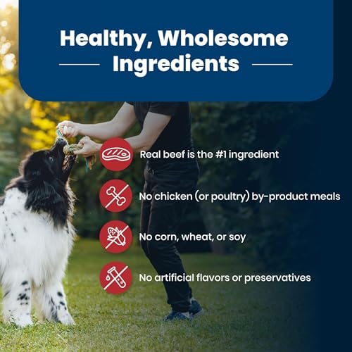 Blue Buffalo Life Protection Formula Adult Dry Dog Food, Helps Build and Maintain Strong Muscles, Made with Natural Ingredients, Beef & Brown Rice Recipe, 30-lb Bag