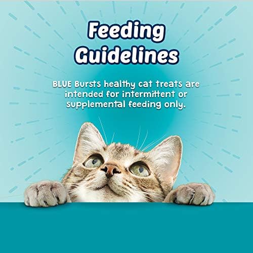 Blue Buffalo Bursts Crunchy Cat Treats, Seafood 2-oz Bag (6 Pack)