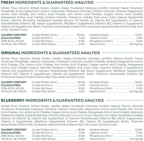 Greenies Large Dental Dog Treats, 3-Flavor Variety Pack, (3) 12 oz. Pouches, (24 Treats)
