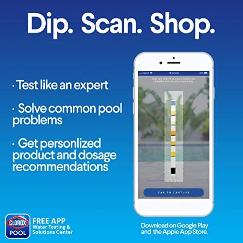 Clorox Pool&Spa My Pool Care Assistant, 50 Test Strips