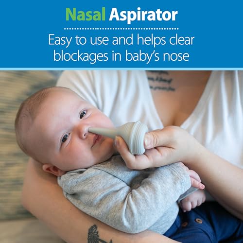 Dr. Brown's Baby Care Essentials Kit, Nail Scissors with Case, Nasal Aspirator, Cradle Cap Brush and Comb, BPA-Free