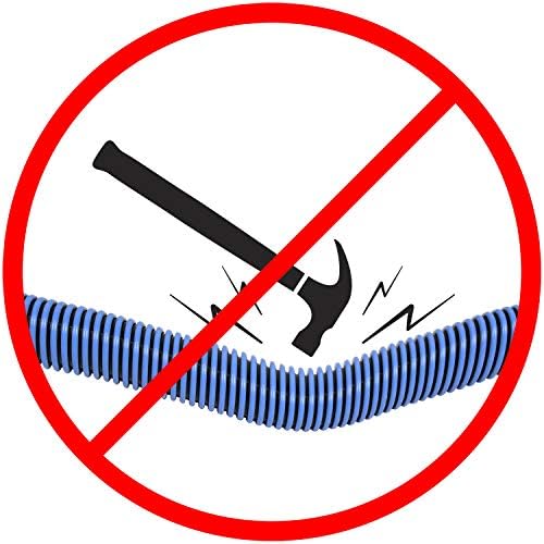 Poolmaster 33440 Heavy Duty In-Ground Pool Vacuum Hose With Swivel Cuff, 1-1/2-Inch by 40-Feet,Neutral