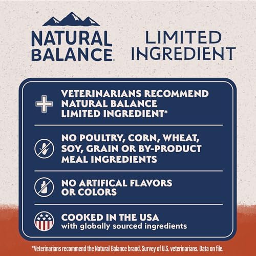 Natural Balance Limited Ingredient Small Breed Adult Grain-Free Dry Dog Food, Salmon & Sweet Potato Recipe, 12 Pound (Pack of 1)