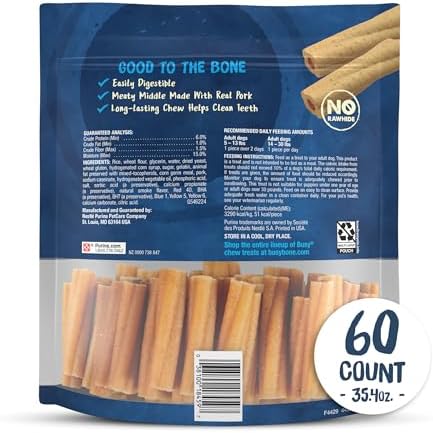 Purina Busy Bone Adult Toy Breed Dog Chew Bone Treats, Tiny - 60 ct. Pouch