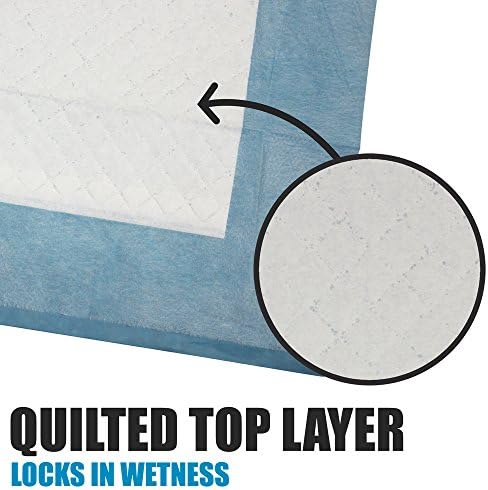 BV Puppy Pads Leak-Proof 100 Count 22"x 22" - Absorbent Pee Pads for Dogs with 6-Layer Design, Rapid Dry Sheet & Built-in Attractant - Dog Pad with Odor Control, Perfect for Puppies & Senior Dogs