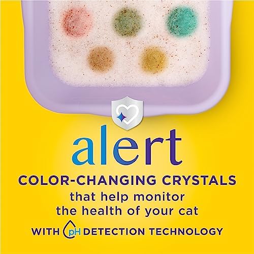 Purina Tidy Cats Tidy Care Alert Cat Health Monitoring Non Clumping Cat Litter with Silica Crystals - 8 lb (Pack of 1)
