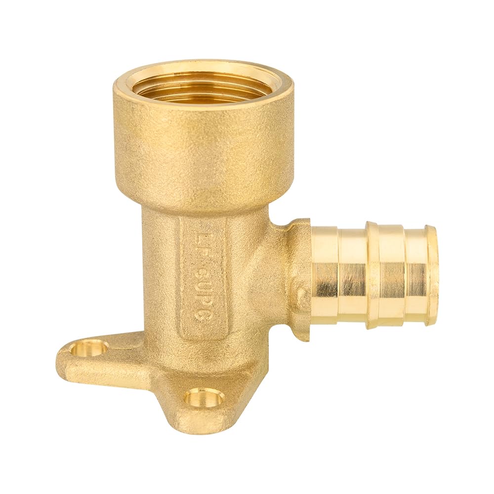 EFIELD Pex A Expansion Fittings 3/4"x 3/4" Female NPT Drop-ear Elbow, F1960 (Pack of 100),(PEX1960088-100PCS)