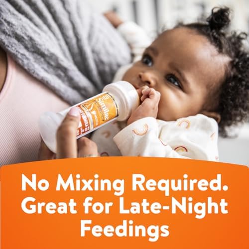Similac 360 Total Care Sensitive Infant Formula for Fussiness & Gas Due to Lactose Sensitivity, Has 5 HMO Prebiotics, Non-GMO, Baby Formula, Ready to Feed, 2-fl-oz Bottle, Pack of 48