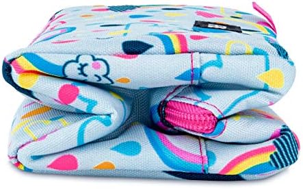 PackIt Freezable Snack Box, Rainbow Sky, Built with ECOFREEZE Technology, Collapsible, Reusable, Zip Closure with Buckle Handle, Great for All Ages and Fresh Snacks on the go