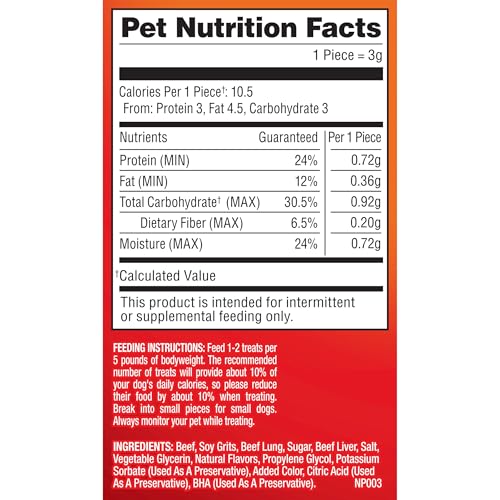 Pup-Peroni Mini Dog Treats, Original Beef Flavor, 5.6 Ounce (Pack of 8), Made with Real Beef