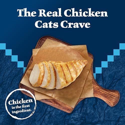 Blue Buffalo Wilderness High-Protein Grain-Free Wet Kitten Food, Chicken Paté Recipe, 3-oz Cans, 24-Count