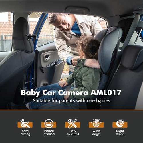 Itomoro Baby Car Camera, View Infant in Rear Facing Seat with Wide Crystal Clear View,USB Easy Install car camera for baby 1080P