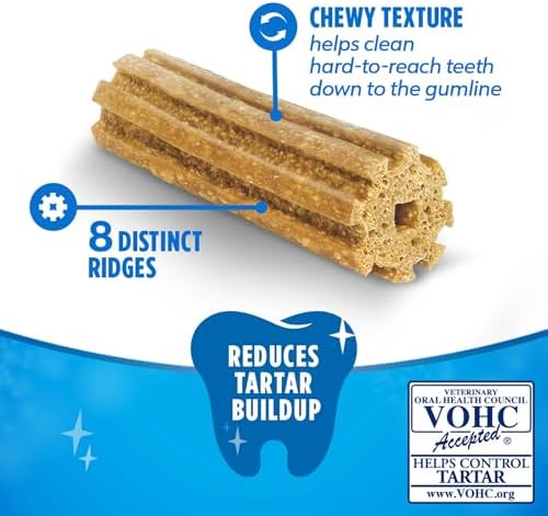 DentaLife Daily Oral Care Dog Treats for Small and Medium Dogs, Chewy Dental Treat to Freshen Breath and Fight Tartar, Chicken Flavor, 28.5 oz., 40 Chews - 40 ct. Pouch