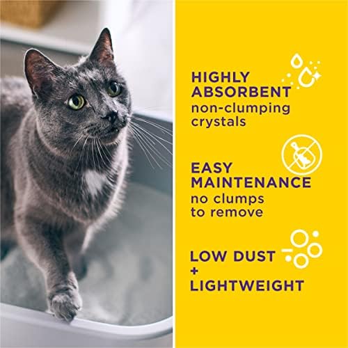 Purina Tidy Cats Tidy Care Alert Cat Health Monitoring Non Clumping Cat Litter with Silica Crystals - 8 lb (Pack of 1)
