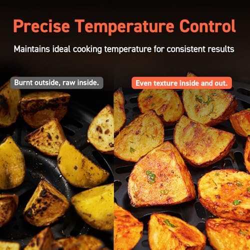 COSORI Air Fryer 9-in-1, Compact & Large 6-Qt, Fast Turbo Modes, 90–450°F Precise Heat for Even Results, Up to 95% Less Oil*, Roast, Bake, Dry, Reheat, Frozen, Broil, Proof, 120V, TurboBlaze, Ceramic