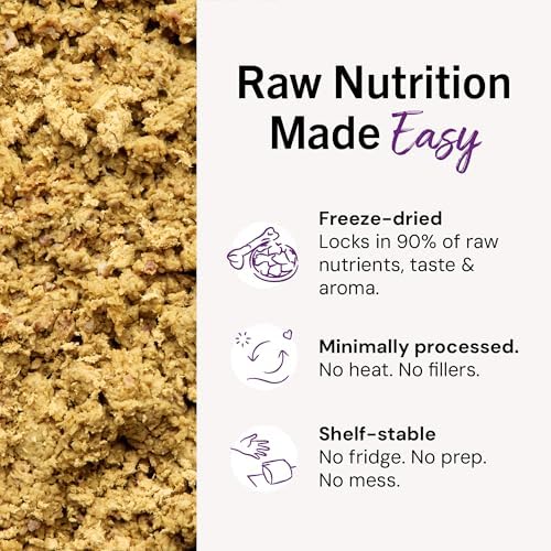 Stella & Chewy's Freeze-Dried Raw Cat Dinner Morsels - Premium Chicken Recipe with 98% Cage-Free Meat & Organs - Natural Grain-Free Cat & Kitten Food - Made in USA - 3.5 oz