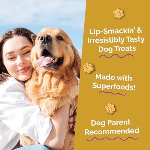 Fruitables Baked Dog Treats, Healthy Pumpkin Treat for Dogs, Low Calorie & Delicious, Free of Wheat, Corn and Soy, Made in The USA, Chicken and Cranberry Flavor, 20 oz