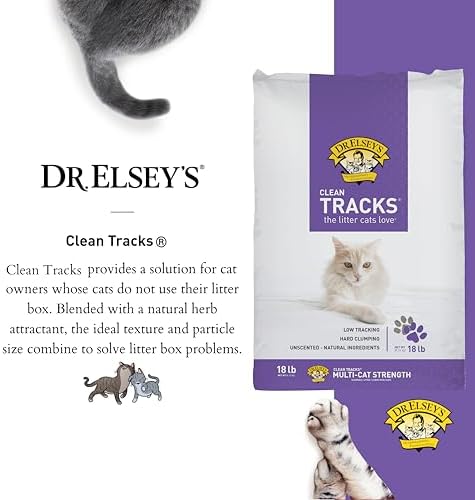 Dr. Elsey's® Clean Tracks® Clumping Clay Cat Litter 18lb. Bag