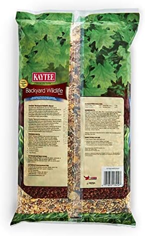 Kaytee Backyard Wildlife Food Blend for Wild Squirrels, Chipmunks, Rabbits and Other Backyard Wildlife, 5 Pound (Pack of 2)