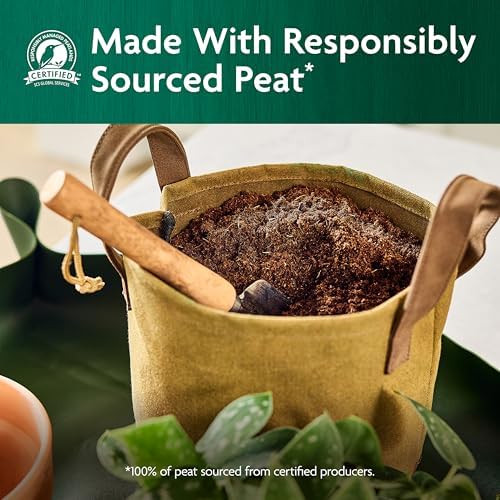 Miracle-Gro Organic Indoor Potting Mix, Protects Against Over and Under Watering, for Indoor Container Plants, Houseplants and Starter Plants, OMRI Listed, 8 qt., 2-Pack