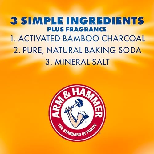 Arm & Hammer Essentials Disposable Moisture Absorber and Odor Eliminator Tub, Linen Fresh, 1 lb., 3-Pack, Attracts and Traps Excess Moisture, Ideal Closet Non-Electric Dehumidifier
