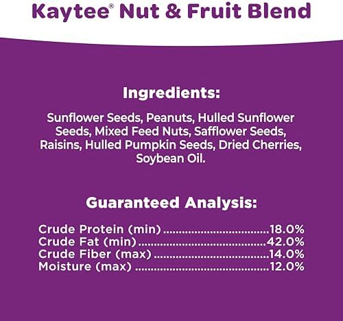 Kaytee Nut & Fruit Wild Bird Seed, 5 lb