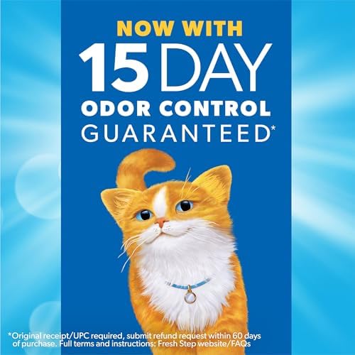 Fresh Step Advanced Simply Unscented Clumping Litter, Fresh Step Unscented Cat Litter Fights Odor on Contact, 37 lbs. (2 x 18.5 lb. Box)