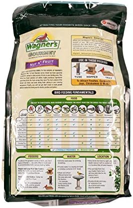Wagner's 82072 Gourmet Nut & Fruit Wild Bird Food, 5 Pound (Pack of 1)