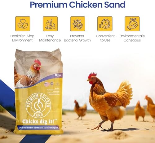 2 Pack 50 lb Bag Odor Eliminating Bedding for Chicken Coops, Nesting Boxes & Runs
