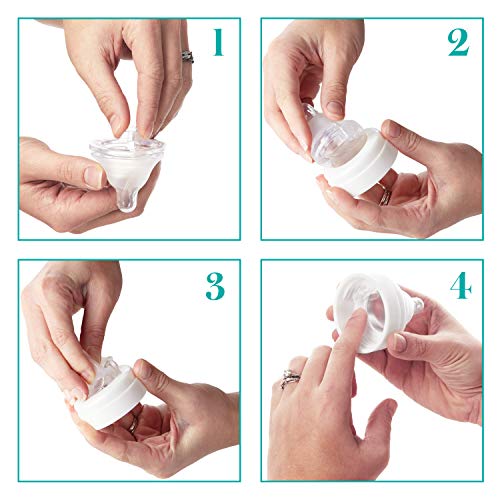 Evenflo Feeding Piece of 6 Balance Plus Wide Neck Nipples for The Balance Plus Wide Neck Baby Bottles, 0 Months and Up