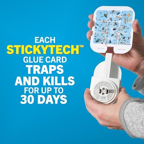 Safer Home Indoor Plug-in Fly Trap - SH502-2SR - Effective Fruit Fly Traps for Indoors, Gnat Traps for House Indoor, 400 Sq Ft Protection - Style: 2 Devices + 2 Glue Cards