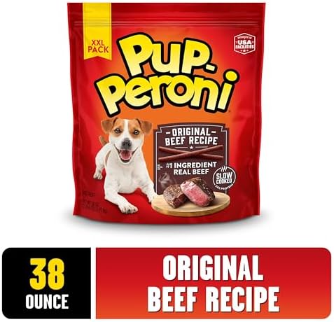 Pup-Peroni Dog Treats, Original Beef Flavor, 38 Ounce, Made with Real Beef