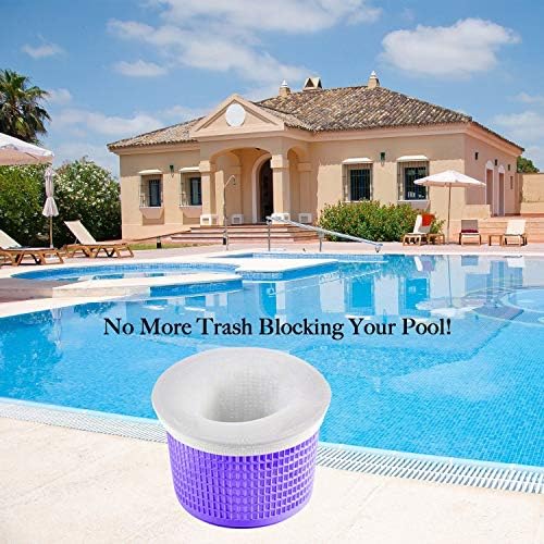 Coopache 60-Pack of Pool Skimmer Socks - Filters Baskets, Skimmers Cleans Debris and Leaves for In-Ground and Above Ground Pools