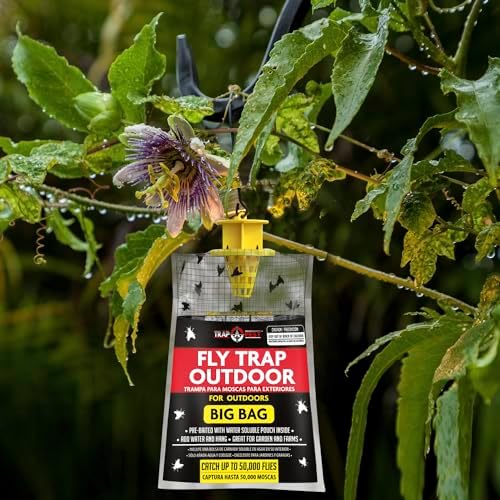 8 Pack Big Bag Fly Bag Trap - Fly Bags Outdoor Disposable Fly Trap Bag - Fly Trap Disposable Horse Fly Traps Outdoor - Fly Trap Bags Outdoor Net
