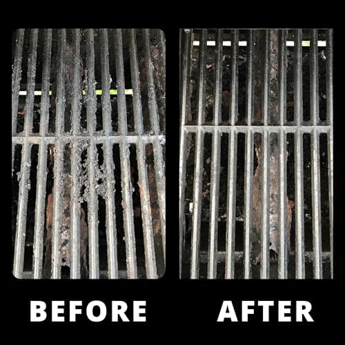 Grill Rescue BBQ Replaceable Cleaning Head, Bristle Free - Durable and Unique Grill Tools for Cast Iron or Stainless-Steel Grates, Barbecue Cleaner