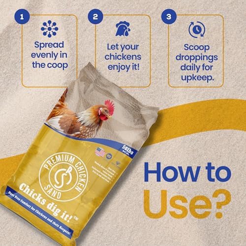 2 Pack 50 lb Bag Odor Eliminating Bedding for Chicken Coops, Nesting Boxes & Runs