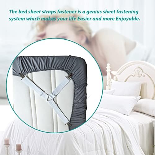 Bed Sheet Holder Straps Sheet Keepers Bedsheet Holders Fasteners 2 Sets