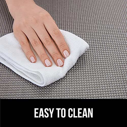 GORILLA GRIP powerGRIP Drawer Shelf and Cabinet Liner, Thick Strong Hold, Non-Adhesive Liners Protect Kitchen Cabinets and Cupboard, Bathroom Drawers, Easy Install, Breathable Mat, 12" x20', Beige