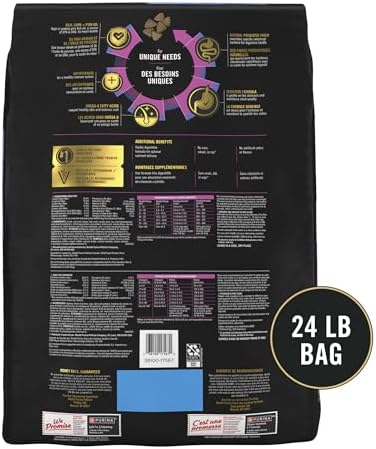 Purina Pro Plan Sensitive Skin and Sensitive Stomach Dog Food Lamb and Oat Meal Formula - 24 lb. Bag