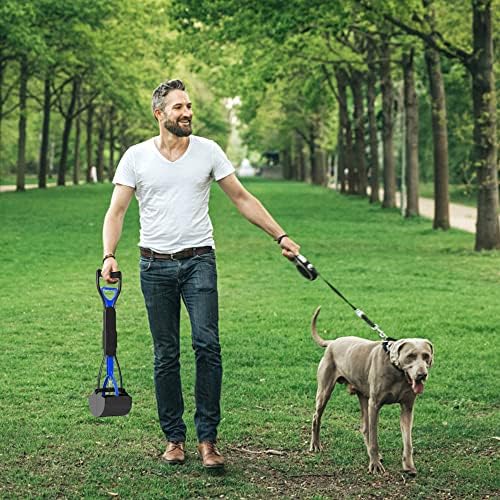UPSKY Pooper Scooper for Large Small Dogs, Folding Dog Poop Scooper, Durable Spring and Premium Materials,Easy to Use for Grass, Dirt, Gravel Pick Up Shovel