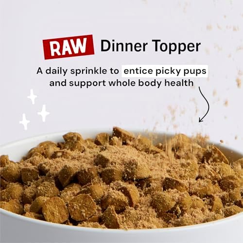 Stella & Chewy's Freeze-Dried Raw Marie’s Magical Dinner Dust - - Premium Beef Dog Food Topper with Organic Fruits & Vegetables - Perfect for Picky Eaters - 7oz