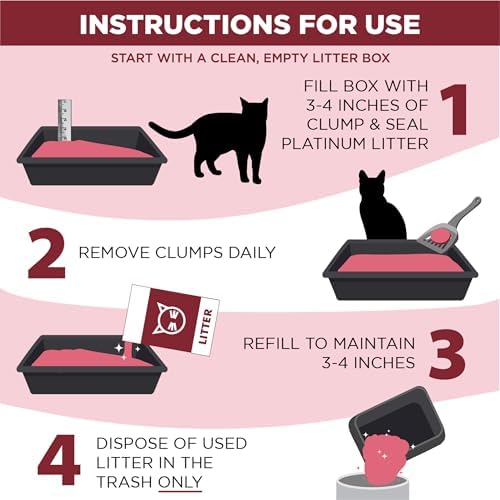 ARM & HAMMER Clump & Seal Platinum, Complete Odor Sealing Clumping Cat Litter, Multi-Cat, 14-Day Odor Control, Online Exclusive Formula, 37 Lbs